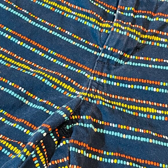 Merona Womens Navy Dotted Cotton Shorts Size 4 - Picture 4 of 6